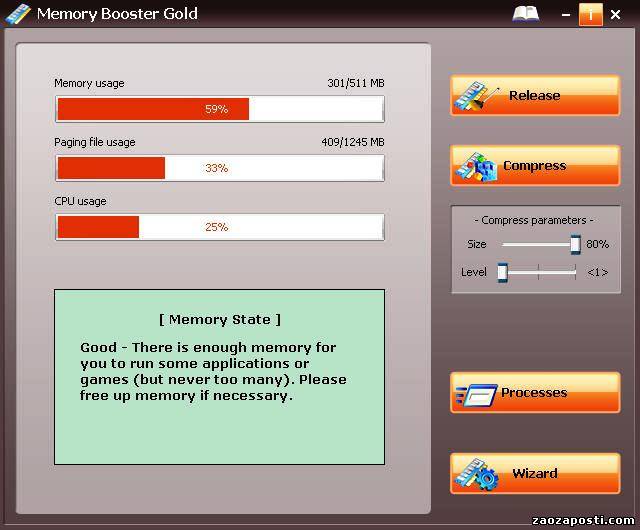 Memory Booster Gold 6.1.1.0278