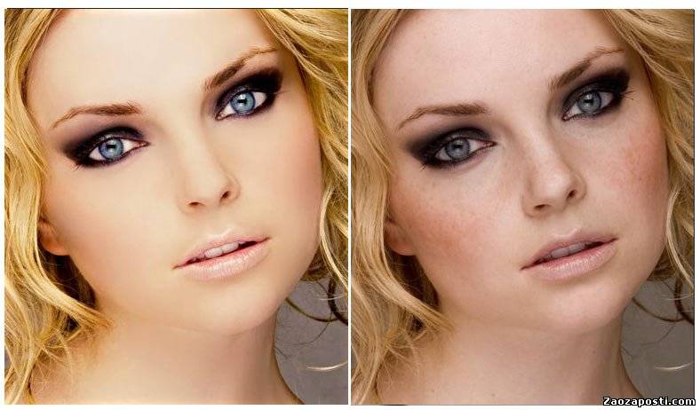 Знаменитости до и после Photoshop