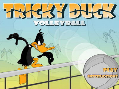 Онлайн игра Tricky Duck Volleyball