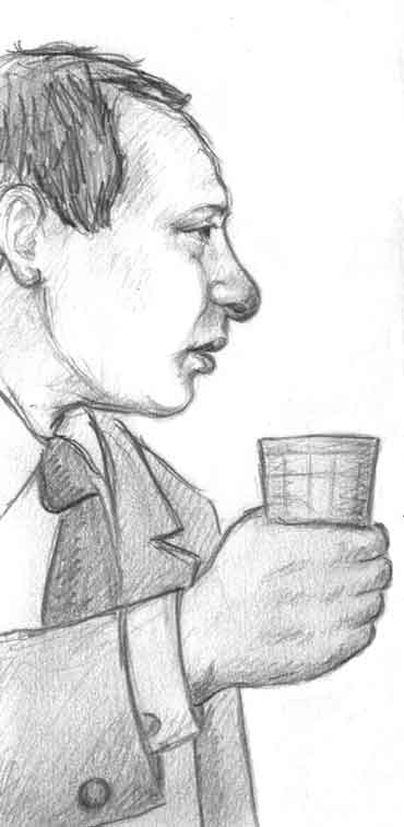 Пьяный Путин